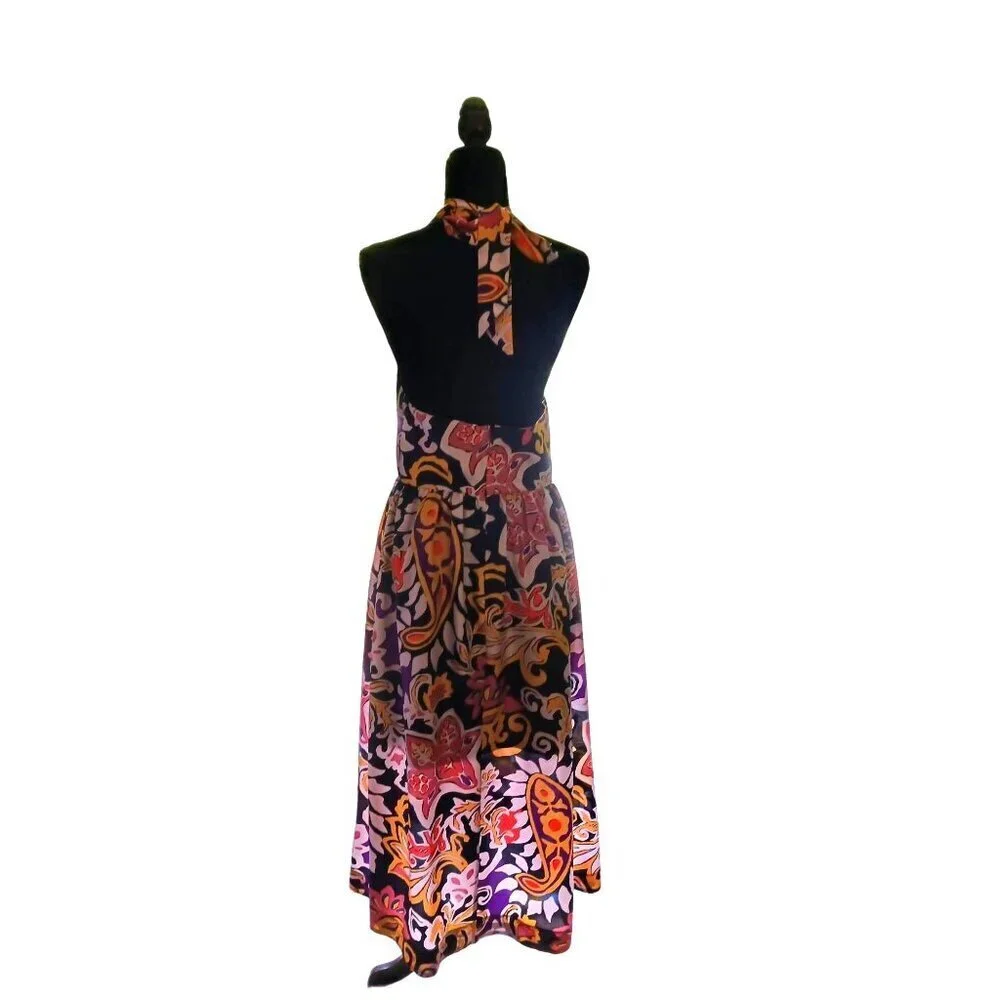 J. Crew Paisley Silk Luxury Maxi Sarong Dress MSRP $228 Size 4